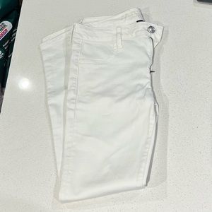 American Eagle White Skinny Super Stretch Jeggings